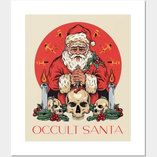 OCCULT SANTA: CELEBRATE SATANIC TWIST IN THIS CHRISTMAS Posters and Art